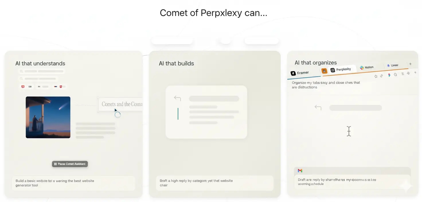 Perplexity Comet browser features and capabilities overview