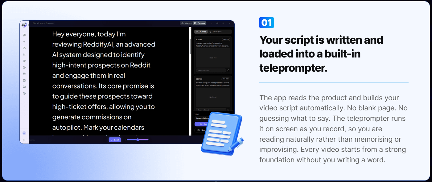 AI Script Writer and Teleprompter